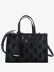 Convertible GG Debossed Laser Cut Leather Small tote bag by GUCCI 