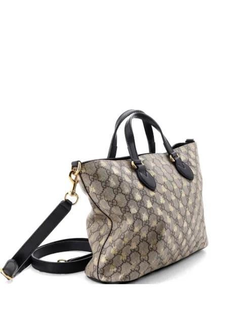 Convertible Soft Printed GG Coated Canvas Small tote bag by GUCCI 