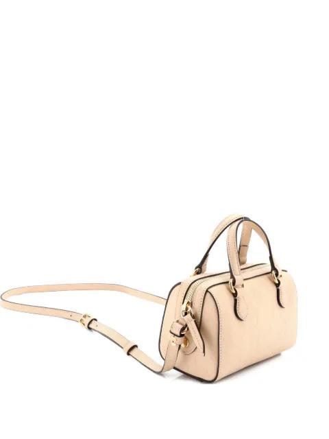 Convertible Top Handle Bag Jumbo GG Embossed Leather Mini satchel by GUCCI Convertible Top Handle Bag Jumbo GG Embossed Leather Mini satchel by GUCCI