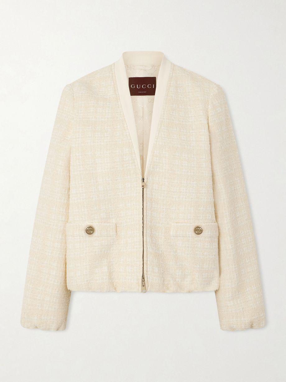 Cotton-blend bouclé jacket by GUCCI