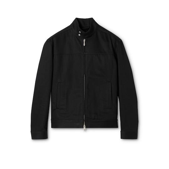 Cotton denim jacket with Horsebit by GUCCI