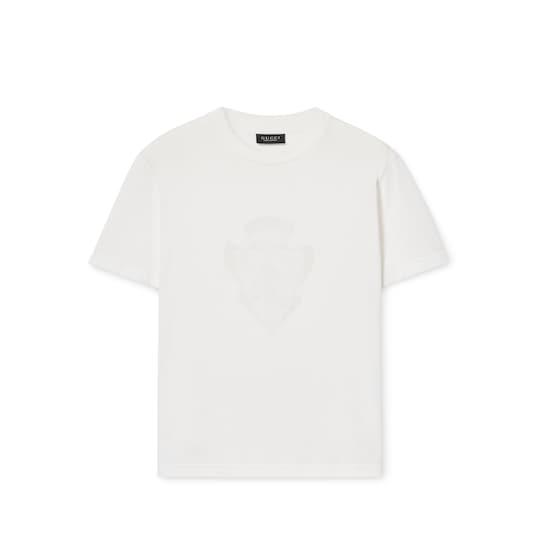 Cotton jersey T-shirt with Gucci crest by GUCCI