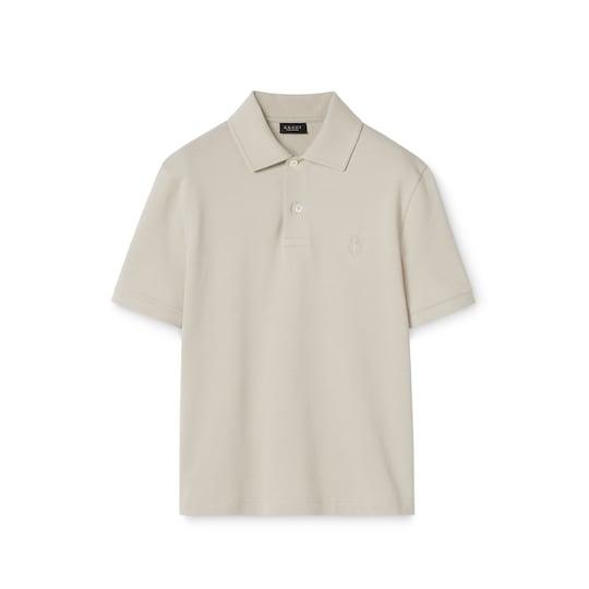 Cotton piquet polo shirt with embroidery by GUCCI