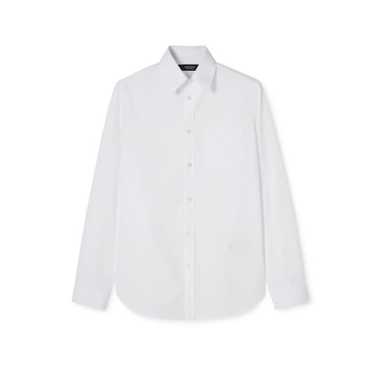 Cotton poplin shirt with embroidery by GUCCI