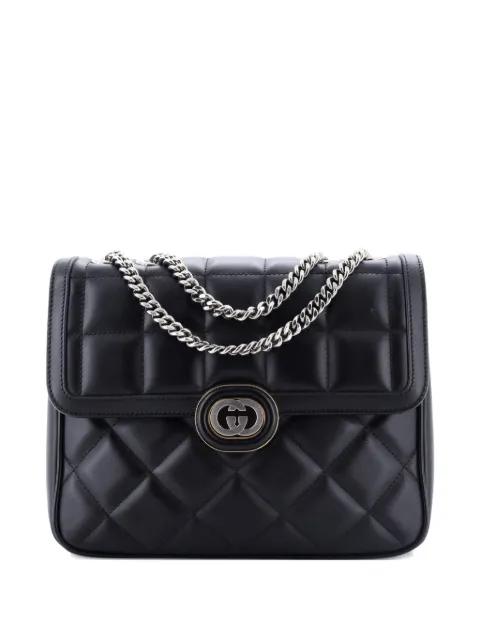 Deco Chain Flap Bag Mixed Matelasse Leather Small shoulder bag by GUCCI 