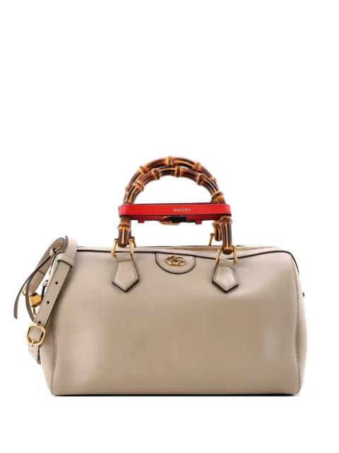 Diana NM Bamboo Handle Boston Bag Leather handbag by GUCCI 