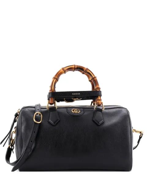 Diana NM Bamboo Handle Boston Bag Leather handbag by GUCCI 