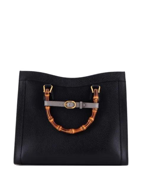 Diana NM Bamboo Handle Leather Medium tote bag by GUCCI 