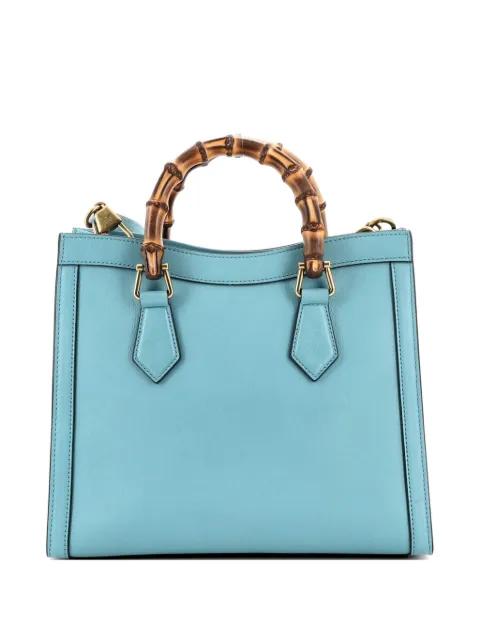 Diana NM Bamboo Handle Leather Small tote bag by GUCCI 