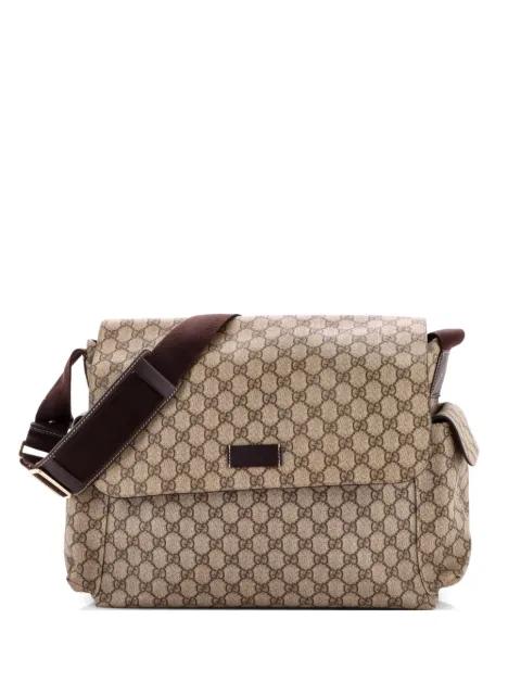 Diaper Bag GG Coated Canvas crossbody bag by GUCCI 