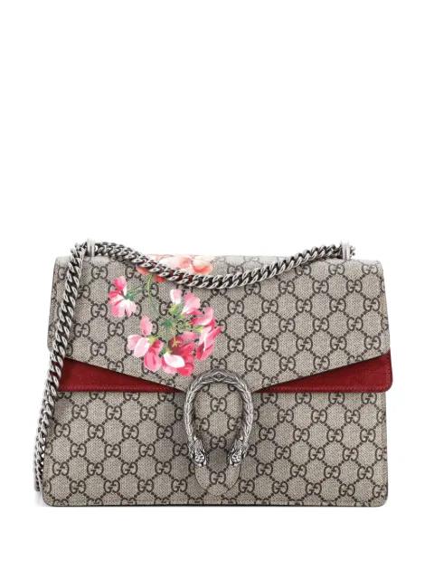 Dionysus Bag Blooms Print GG Coated Canvas Medium shoulder bag by GUCCI 