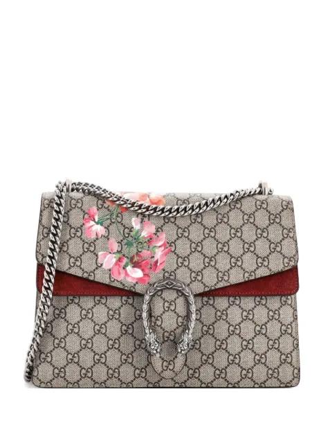 Dionysus Bag Blooms Print GG Coated Canvas Medium shoulder bag by GUCCI 