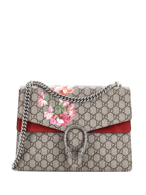 Dionysus Bag Blooms Print GG Coated Canvas Medium shoulder bag by GUCCI 