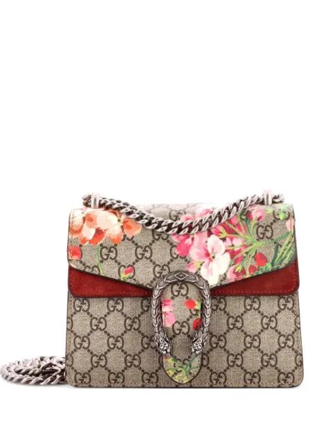 Dionysus Bag Blooms Print GG Coated Canvas Mini shoulder bag by GUCCI 