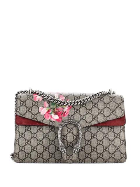 Dionysus Bag Blooms Print GG Coated Canvas Small shoulder bag by GUCCI 