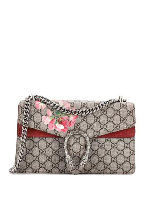 Dionysus Bag Blooms Print GG Coated Canvas Small shoulder bag by GUCCI 