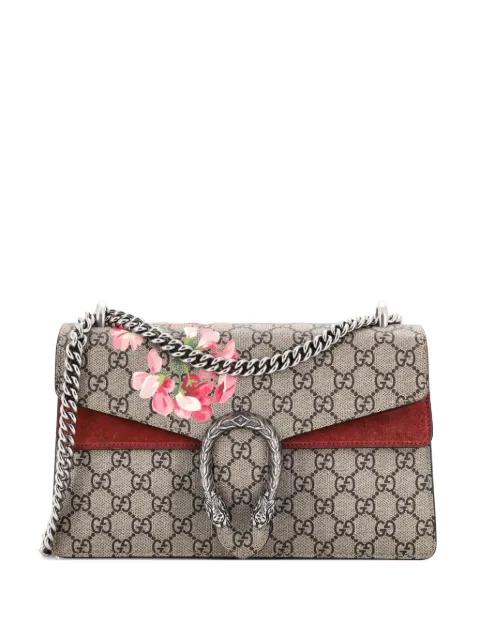 Dionysus Bag Blooms Print GG Coated Canvas Small shoulder bag by GUCCI 