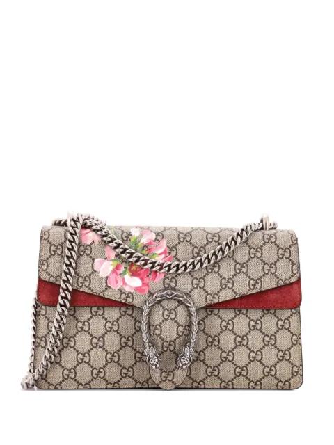 Dionysus Bag Blooms Print GG Coated Canvas Small shoulder bag by GUCCI 