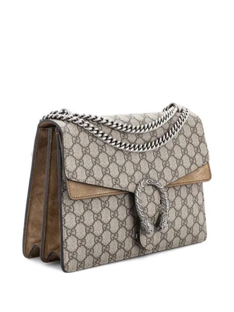 Dionysus Bag GG Coated Canvas Medium shoulder bag by GUCCI Dionysus Bag GG Coated Canvas Medium shoulder bag by GUCCI
