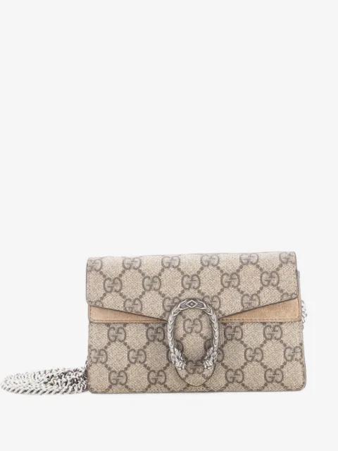 Dionysus Bag GG Coated Canvas Super Mini crossbody bag by GUCCI 