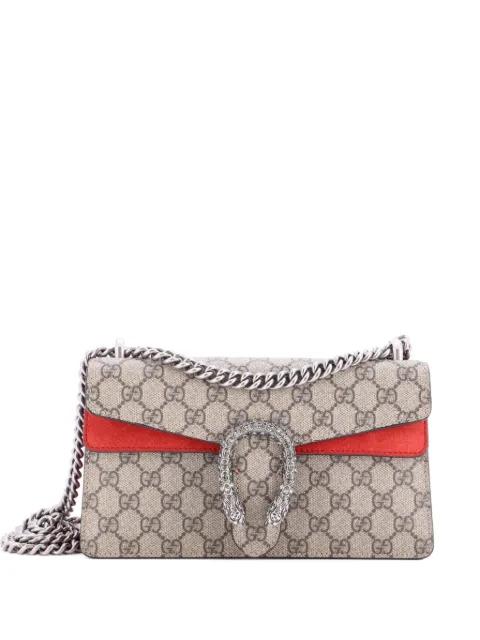 Dionysus Bag GG Coated Canvas with Crystal Embellished Metal Small shoulder bag by GUCCI 