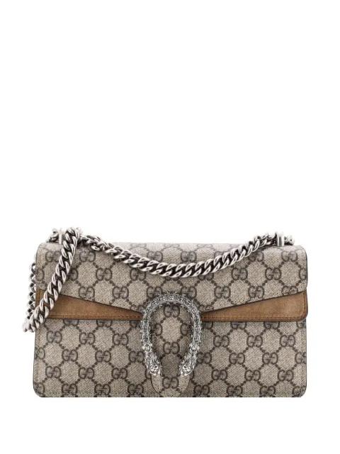 Dionysus Bag GG Coated Canvas with Crystal Embellished Metal Small shoulder bag by GUCCI 