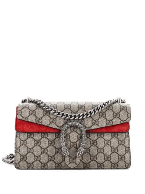 Dionysus Bag GG Coated Canvas with Crystal Embellished Metal Small shoulder bag by GUCCI 