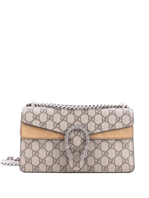 Dionysus Bag GG Coated Canvas with Crystal Embellished Metal Small shoulder bag by GUCCI 