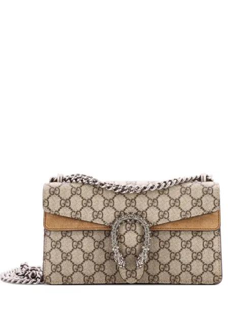 Dionysus Bag GG Coated Canvas with Crystal Embellished Metal Small shoulder bag by GUCCI 