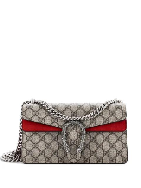 Dionysus Bag GG Coated Canvas with Crystal Embellished Metal Small shoulder bag by GUCCI 