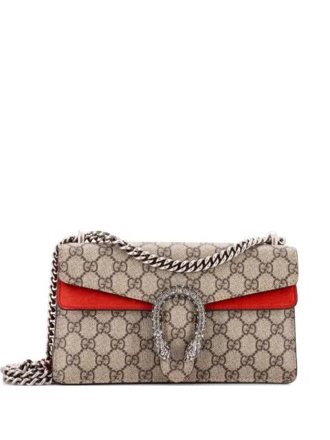 Dionysus Bag GG Coated Canvas with Crystal Embellished Metal Small shoulder bag by GUCCI 