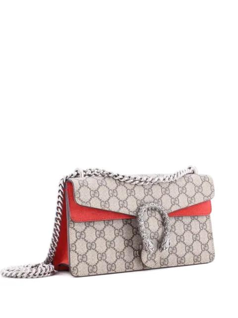 Dionysus Bag GG Coated Canvas with Crystal Embellished Metal Small shoulder bag by GUCCI 