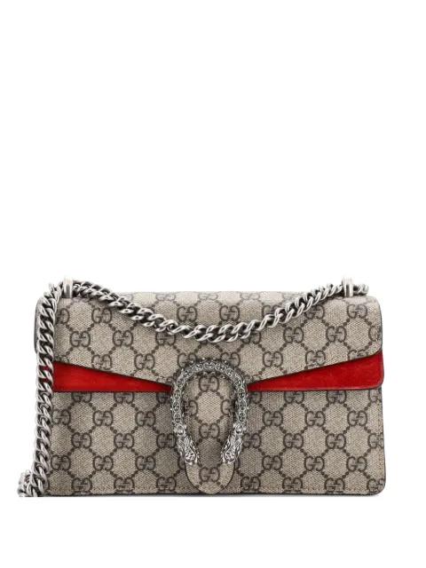 Dionysus Bag GG Coated Canvas with Crystal Embellished Metal Small shoulder bag by GUCCI 