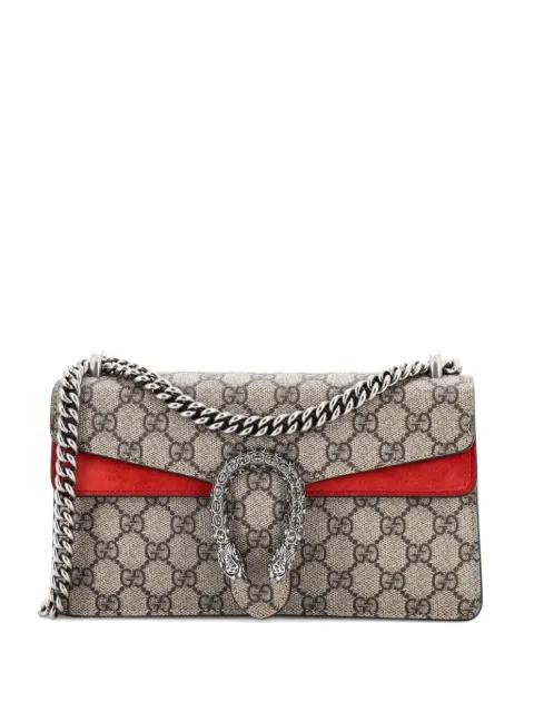 Dionysus Bag GG Coated Canvas with Crystal Embellished Metal Small shoulder bag by GUCCI 