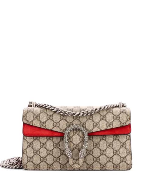 Dionysus Bag GG Coated Canvas with Crystal Embellished Metal Small shoulder bag by GUCCI 