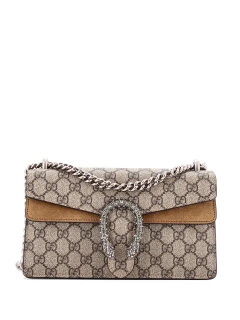 Dionysus Bag GG Coated Canvas with Crystal Embellished Metal Small shoulder bag by GUCCI 