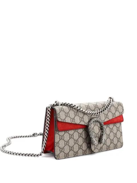 Dionysus Bag GG Coated Canvas with Crystal Embellished Metal Small shoulder bag by GUCCI 