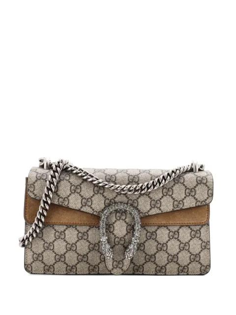 Dionysus Bag GG Coated Canvas with Crystal Embellished Metal Small shoulder bag by GUCCI 
