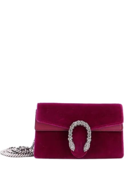 Dionysus Bag Velvet Super Mini crossbody bag by GUCCI 