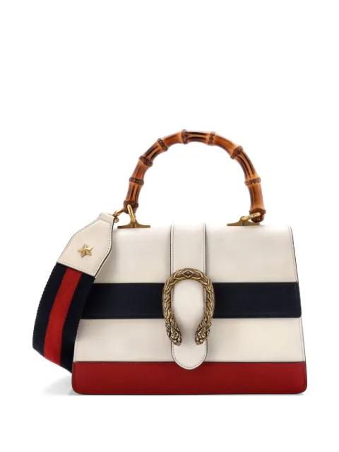 Dionysus Bamboo Top Handle Bag Colorblock Leather Medium satchel by GUCCI 