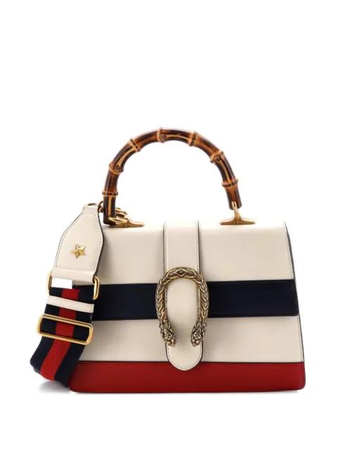 Dionysus Bamboo Top Handle Bag Leather Medium satchel by GUCCI Dionysus Bamboo Top Handle Bag Leather Medium satchel by GUCCI