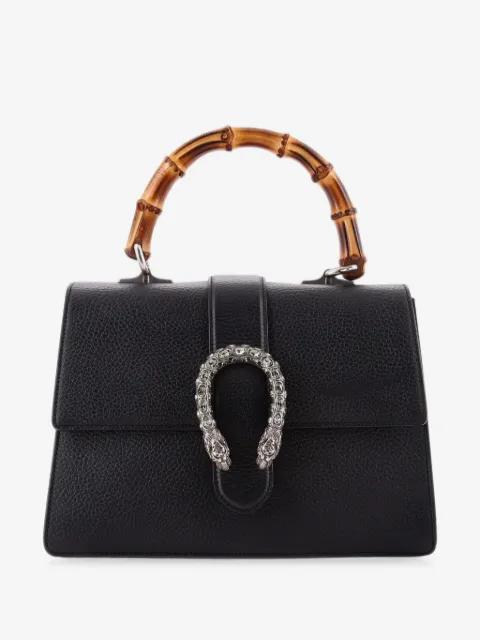 Dionysus Bamboo Top Handle Bag Leather Medium satchel by GUCCI 