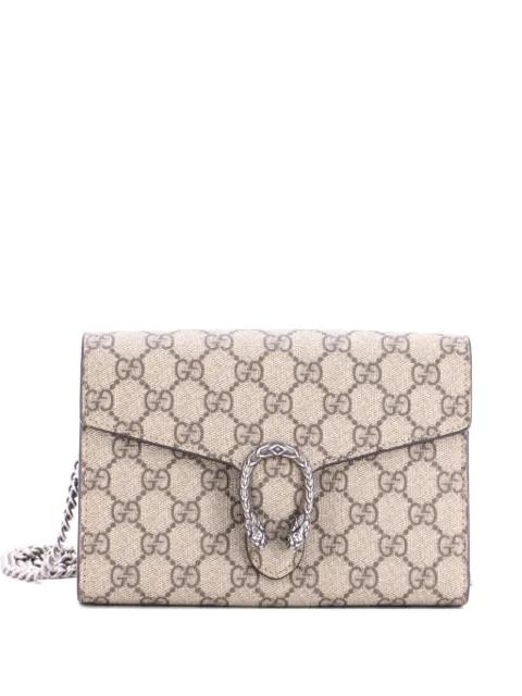 Dionysus Chain Wallet GG Coated Canvas Small crossbody bag by GUCCI 