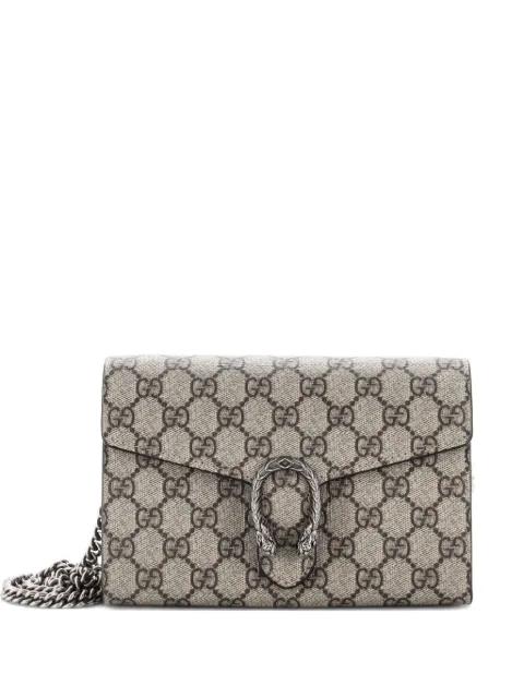 Dionysus Chain Wallet GG Coated Canvas Small crossbody bag by GUCCI 
