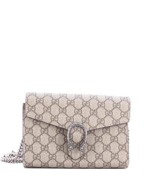 Dionysus Chain Wallet GG Coated Canvas Small crossbody bag by GUCCI 