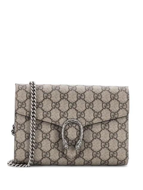 Dionysus Chain Wallet GG Coated Canvas Small crossbody bag by GUCCI 