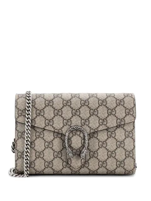 Dionysus Chain Wallet GG Coated Canvas Small crossbody bag by GUCCI 