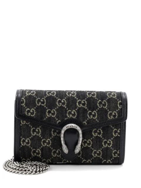 Dionysus Chain Wallet GG Denim Small crossbody bag by GUCCI 