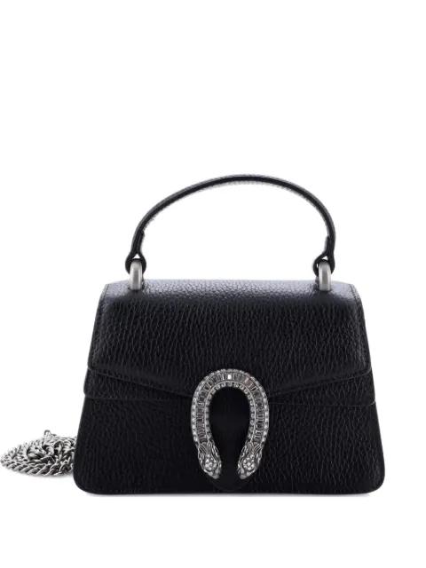 Dionysus Top Handle Bag Leather with Crystals Mini satchel by GUCCI 
