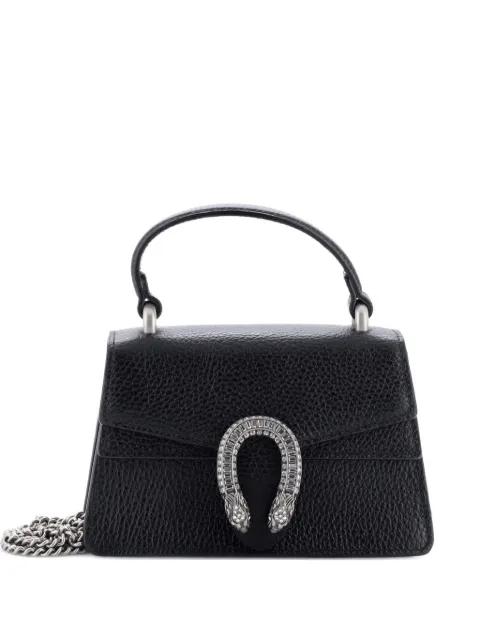 Dionysus Top Handle Bag Leather with Crystals Mini satchel by GUCCI 